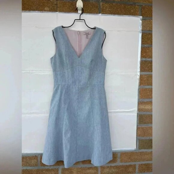 REBECCA TAYLOR Stretch Linen dress size 8 - Picture 1 of 8